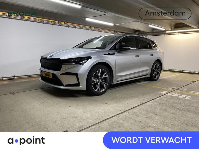 Skoda Enyaq iV 60 Sportline Business 58 kWh 180 pk | Navigatie | Parkeersensoren | Achteruitrijcamera | Stoelverwarming | Autom. airco (3 zones) |