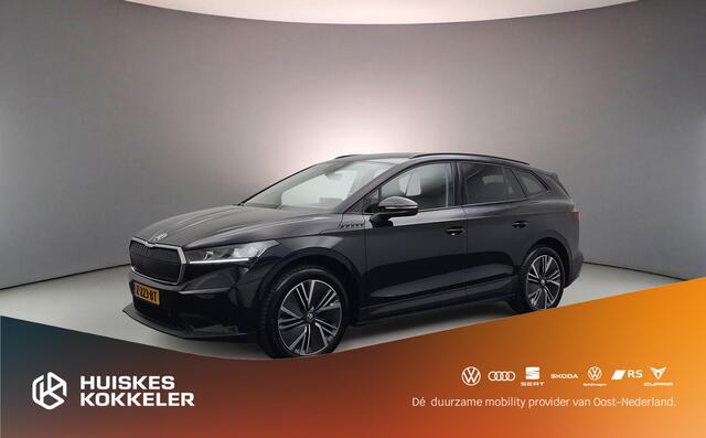 Skoda Enyaq iV 60 Selection 180pk Automaat Trekhaak, Adaptive cruise control, Lederen bekleding, Achteruitrijcamera, Navigatie, Stoelverwarming, Parkeersensoren, Stuurwiel verwarmd
