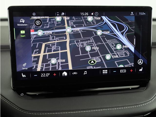 Skoda Enyaq iV 60 Sportline 58kWh | 180 pk | Navigatie | Parkeersensoren | Achteruitrijcamera | Cruise control | Stoelverwarming | Lichtmetalen velgen 20" |