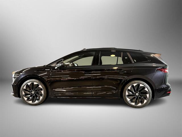 Skoda Enyaq iV 60 Sportline | Panoramadak | Business upgrade pakket | Lm velgen zwart betria 21 inch Zwart |