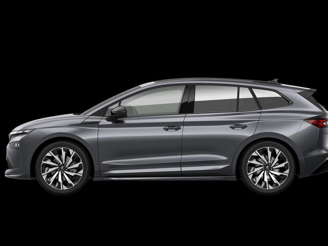 Skoda Enyaq iV 85 Sportline Elektromotor 286 PK | 21" lichtmetalen velgen | Trekhaak | Head-Up Display | Light band | Canton Sound | 360 graden camera |