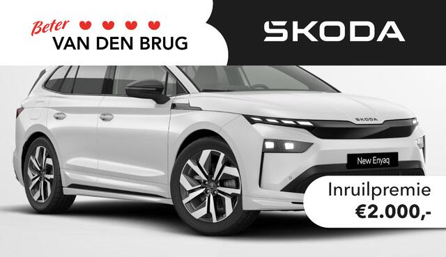 Skoda Enyaq iV 85 Sportline | Trekhaak | LED Matrix | Adaptive cruise control | Variabele laadruimtevloer |