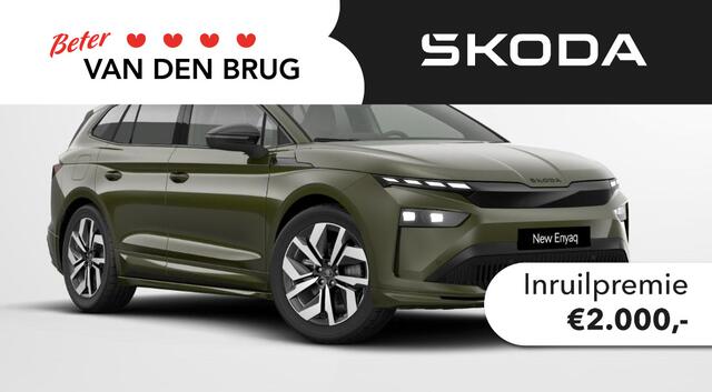 Skoda Enyaq iV 85 Sportline | Trekhaak | LED Matrix | Adaptive cruise control | Variabele laadruimtevloer |