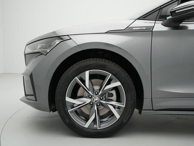 Skoda Enyaq iV 85 Elektromotor 286 1AT Sportline | 20" lichtmetalen velgen Taurus, antraciet gepolijst | Driving mode select | ESC (Elektronische Stabiliteits Controle)