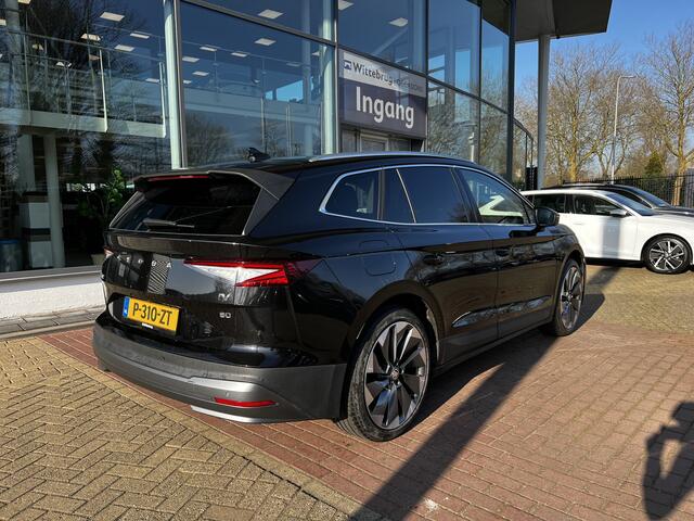 Skoda Enyaq iV 80 First Edition / Warmtepomp / Achteruitrijcamera / lederen interieur / Lane assist / Verwarmbare stoelen voor en achter