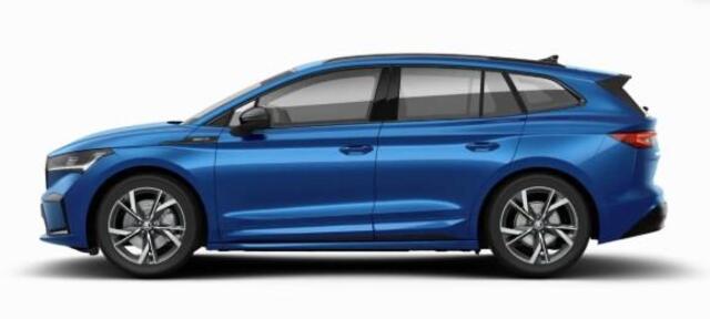 Skoda Enyaq iV Sportline Elektromotor 210 kW / 286 PK SUV Elektri | Trekhaak | Panodak | Head-up display | Canton sound | Crystal face | Verwarmde achterbank |