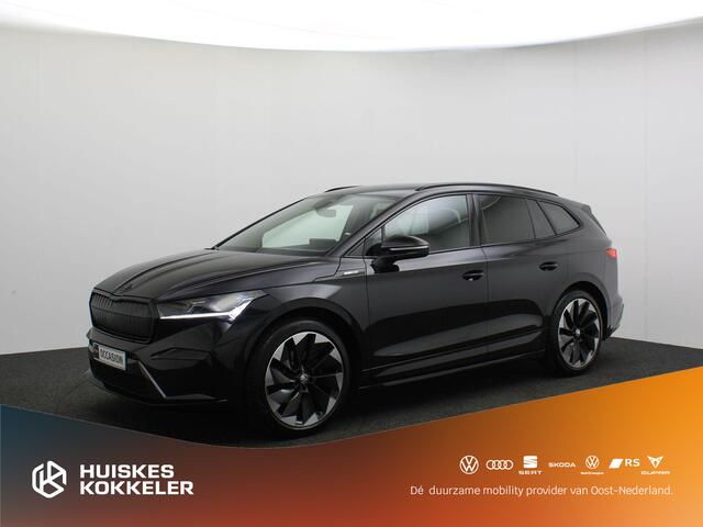 Skoda Enyaq iV 60 Sportline 180pk Automaat Adaptive cruise control, LED matrix koplampen, Elektrische achterklep, Stuurwiel verwarmd, Navigatie, Achteruitrijcamera, Stoelverwarming
