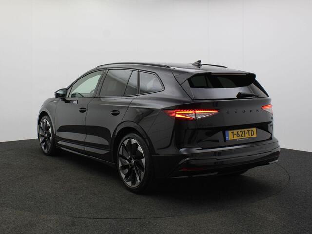 Skoda Enyaq iV 60 Sportline 180pk Automaat Adaptive cruise control, LED matrix koplampen, Elektrische achterklep, Stuurwiel verwarmd, Navigatie, Achteruitrijcamera, Stoelverwarming