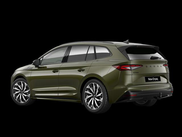 Skoda Enyaq iV 60 Sportline Elektromotor 204 PK | 21" lichtmetalen velgen | Trekhaak | Head-Up Display | Light band | Canton Sound | 360 graden camera |
