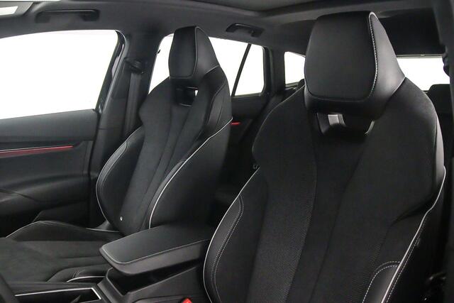 Skoda Enyaq iV 85 Sportline 286pk Automaat Trekhaak, Panoramadak, Warmtepomp, 360 camera, CANTON audio, Adaptive cruise control, Navigatie, LED matrix koplampen, Elektrische achterklep