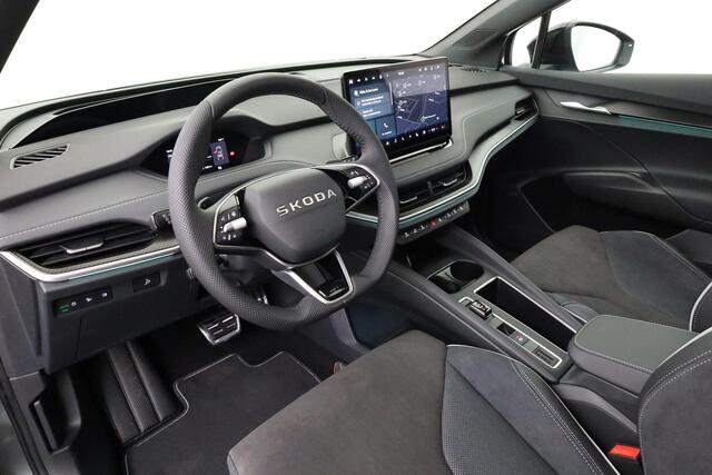 Skoda Enyaq iV Sportline 210 kW / 286 pk | Matrix LED koplampen | 360 Camera | Trekhaak | Pano | HUD | 21 inch