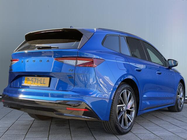 Skoda Enyaq iV BWJ 2022 | 60 Sportline | SPORTSTOELEN | CLIMA | CAMERA | VERW STOELEN | VERW STUUR | ZWARTE HEMEL |