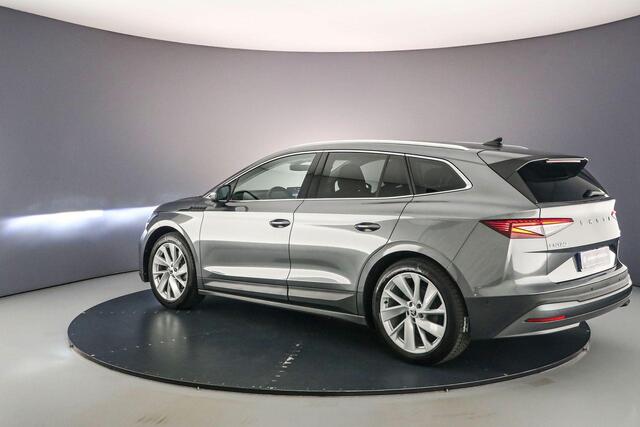 Skoda Enyaq iV 80 204pk Automaat Warmtepomp, Achteruitrijcamera, Adaptive cruise control, Navigatie, Elektrische achterklep, Stuurwiel verwarmd, Parkeersensoren, Stoelverwarming