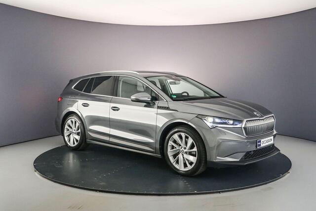 Skoda Enyaq iV 80 204pk Automaat Warmtepomp, Achteruitrijcamera, Adaptive cruise control, Navigatie, Elektrische achterklep, Stuurwiel verwarmd, Parkeersensoren, Stoelverwarming