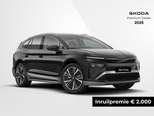 Skoda Enyaq iV Selection Elektromotor 210 kW / 286 PK SUV Elektri | Metallic Lak | 20'' lichtmetalen Velgen | trekhaak wegklapbaar | 2000,- inruilvoordeel!!