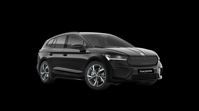 Skoda Enyaq iV 85 Elektromotor 286 1AT Sportline Automaat | 20" lichtmetalen velgen Taurus, antraciet gepolijst