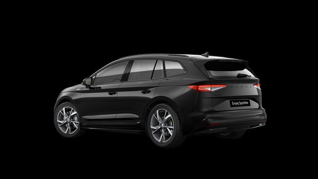 Skoda Enyaq iV 85 Elektromotor 286 1AT Sportline Automaat | 20" lichtmetalen velgen Taurus, antraciet gepolijst