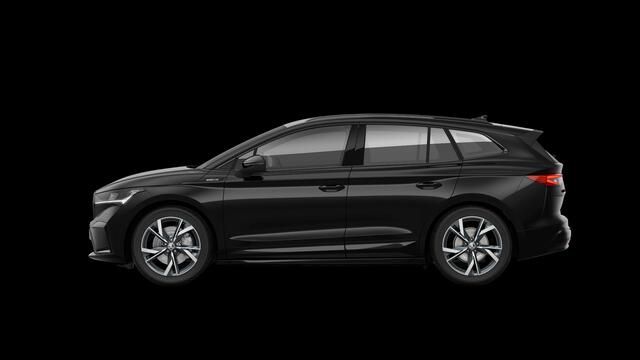 Skoda Enyaq iV 85 Elektromotor 286 1AT Sportline Automaat | 20" lichtmetalen velgen Taurus, antraciet gepolijst