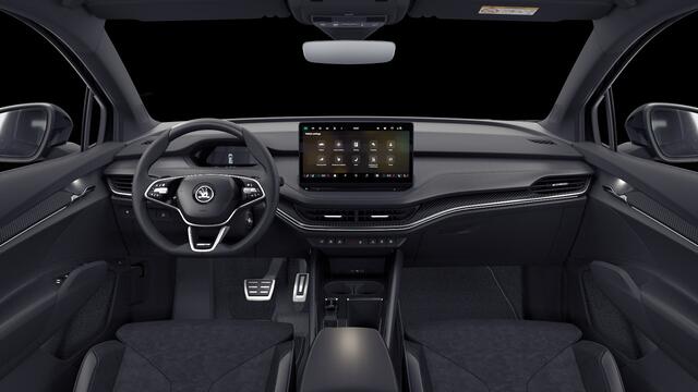 Skoda Enyaq iV 85 Elektromotor 286 1AT Sportline Automaat | 20" lichtmetalen velgen Taurus, antraciet gepolijst