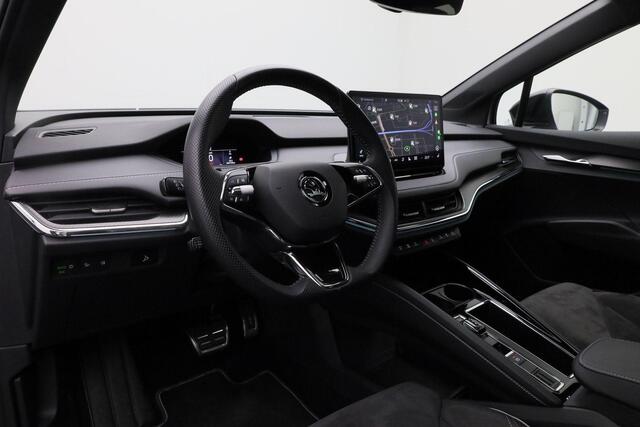 Skoda Enyaq iV Coupé 60 Sportline 179 pk 58 kWh | Panoramadak | Matrix LED | Leder/alcantara | Geheugenstoel | Achteruitrijcamera | Stoelverwarming | Navigatie