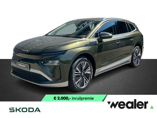 Skoda Enyaq iV 85 Selection 286 PK | Elektrische achterklep | 20" Lichtmetalen velgen | Olibo Green |