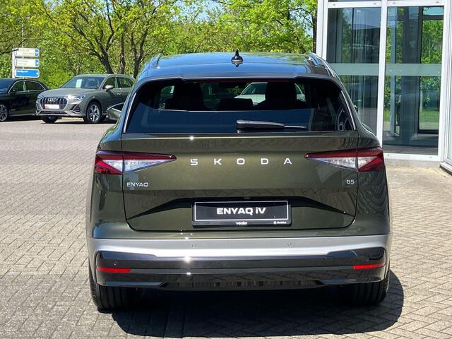 Skoda Enyaq iV 85 Selection 286 PK | Elektrische achterklep | 20" Lichtmetalen velgen | Olibo Green |
