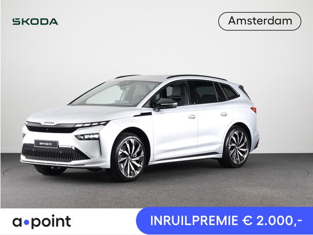 Skoda Enyaq iV 85 Sportline 286 pk | Business upgrade pakket - ADVANCED | Panoramadak | 21 inch lichtmetalen velgen