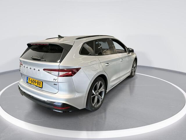 Skoda Enyaq iV 60 180pk Sportline · Camera · Keyless · Apple/Android Car Play · Navi · P-Sensoren · Elek. Achterklep · 20'' Inch ·