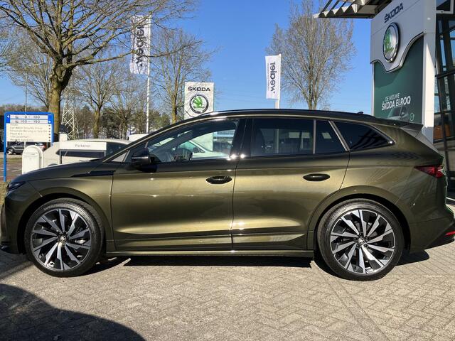 Skoda Enyaq iV 60 Sportline 204 PK | 21" lichtmetalen velgen | Trekhaak | Head-Up Display | Light band | Canton Sound | 360 graden camera |