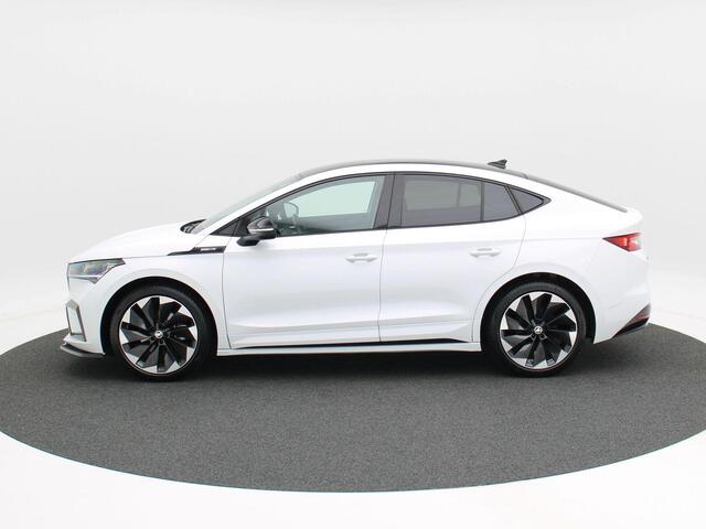 Skoda Enyaq iV Coupé 180 Pk Sportline 60 | Panorama Dak | Full LED | Maxton Design | Camera | Elektrische Stoelen | Stoel Verwarming | Carplay | Navigatiesysteem | Adaptive Cruise | 21 Inch | 18.283 Km!!