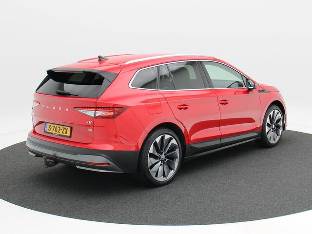 Skoda Enyaq iV 80 204 Pk | Camera | Trekhaak | Carplay | Elektrische Stoel | Elektrische Achterklep | Full LED | 21 Inch | 42.264 Km!!