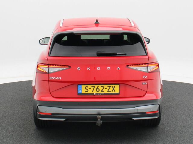 Skoda Enyaq iV 80 204 Pk | Camera | Trekhaak | Carplay | Elektrische Stoel | Elektrische Achterklep | Full LED | 21 Inch | 42.264 Km!!
