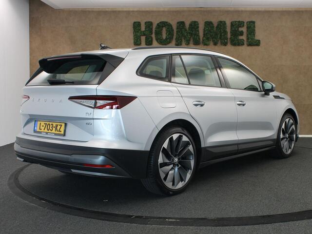 Skoda Enyaq iV 60 - ORIGINEEL NEDERLANDSE AUTO - CRUISE CONTROL - APPLE CARPLAY/ANDROID AUTO - CLIMATE CONTROL - NAVIGATIE FULL MAP - LICHTMETALEN VELGEN 21 INCH - HALFLEDEREN BEKLEDING - STOELVERWARMING VOORZIJDE