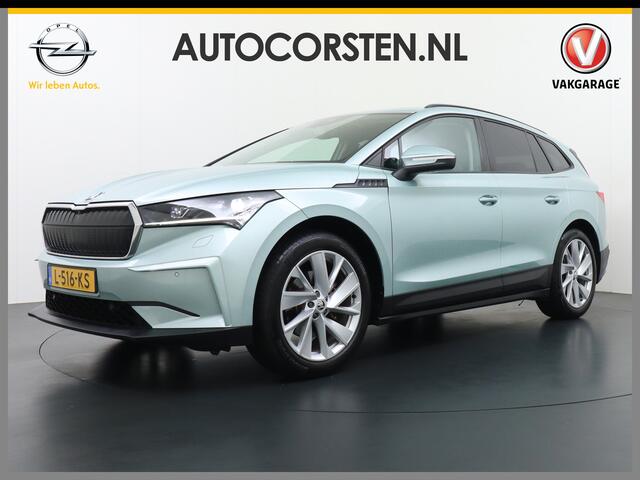 Skoda Enyaq iV 60 180PK Apple Carplay Android NaviCamera 20" Matrix-Led Pdc-a+v Ecc Lmv Parkeerpakket Stoel+Stuurverwarming Comfortpakket Sportpakket Lichtpakket Dab Keyless advanced Bluetooth Cruise ControlRijstrooksensor Connected services Privacy Glas 1e Eigenaar Nie