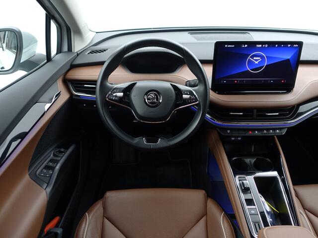 Skoda Enyaq iV 60+ Sportline- Warmtepomp, Design Leder Interieur, Sfeerverlichting, Standkachel, Xenon Led