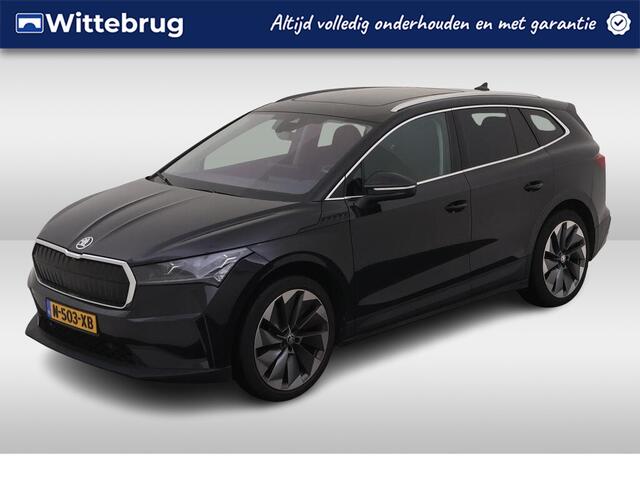 Skoda Enyaq iV 60 / PANO/ CAMERA/ PARK. SENSOREN/ LED/ LEDER/ STOELVERWARM./ ELEK. ACHTERKLEP/ GETINT GLAS/ 21" LMV