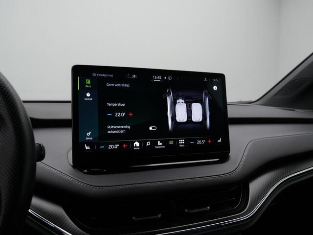 Skoda Enyaq iV 60 180 pk Sportline | Matrix LED | Stuur-/stoelverwarming | Geheugenstoel | Leder/alcantara | Navigatie