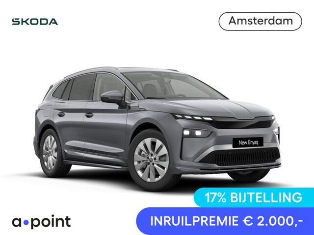 Skoda Enyaq iV 85 Business Edition 286 pk | Panoramadak | Lederen bekleding | Wegklapbare trekhaak | 20 inch lichtmetalen velgen