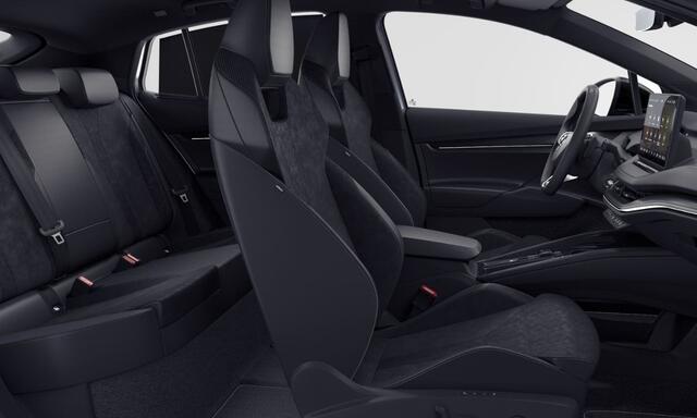 Skoda Enyaq iV Coupé 85 Sportline Navigatie / Panoramadak / Stoelverwarming / Carbon interieurlijsten / LED Matrix verlichting