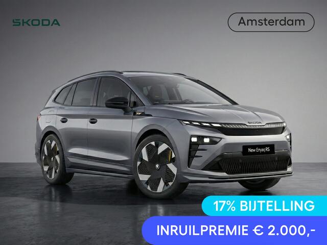 Skoda Enyaq iV 85X RS 340pk | Leder | 21 inch | Adavance pakket | Panoramadak | 17% bijtelling