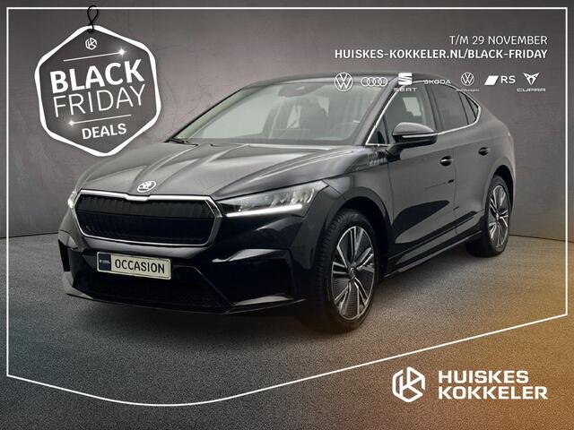 Skoda Enyaq iV Coupé 60 Business Edition Plus 180pk Automaat Panoramadak, Adaptive cruise control, Navigatie, Achteruitrijcamera, Stoelverwarming, Stuurwiel verwarmd, LED koplampen