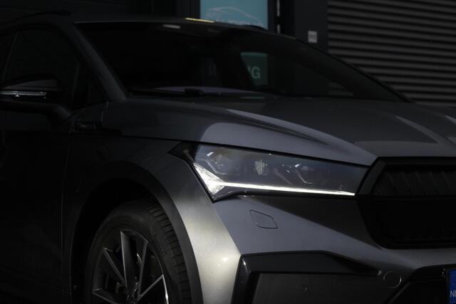 Skoda Enyaq iV 80 Sportline | 96% SOH | Panorama-dak | Warmte pomp | Comfort Seat Plus | Trekhaak | Snelladen