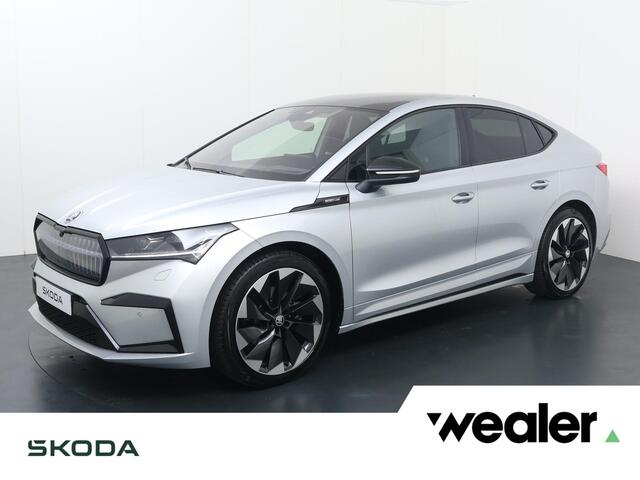 Skoda Enyaq iV Coupé 80 Sportline | 204 PK | SoH 93% | Panoramadak | Matrix LED koplampen | 21" LM velgen | Adaptive cruise control | Virtual pedal achterklep |