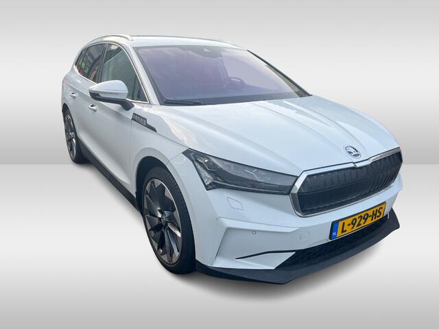 Skoda Enyaq iV 80 First Edition Lederen interieur / Camera / Trekhaak / El verstelbare zetel / Navigatie / Stuurverwarming