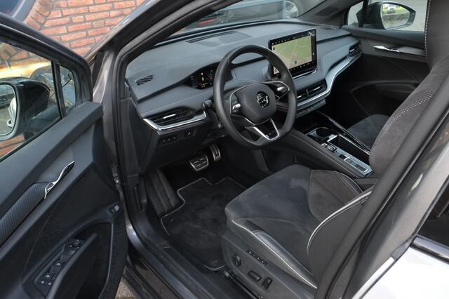 Skoda Enyaq iV 85 Sportline Trekhaak, El stoelen, Camera