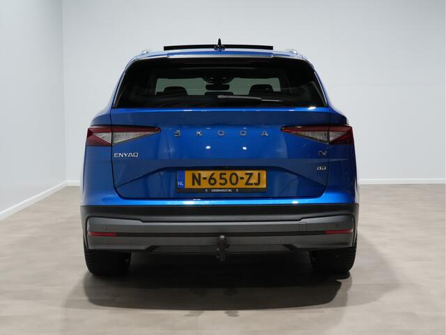 Skoda Enyaq iV Skoda 80 204pk First Edition Panorama Wegkl. trekhaak Navigatie Stoel/Stuurverwarming 244