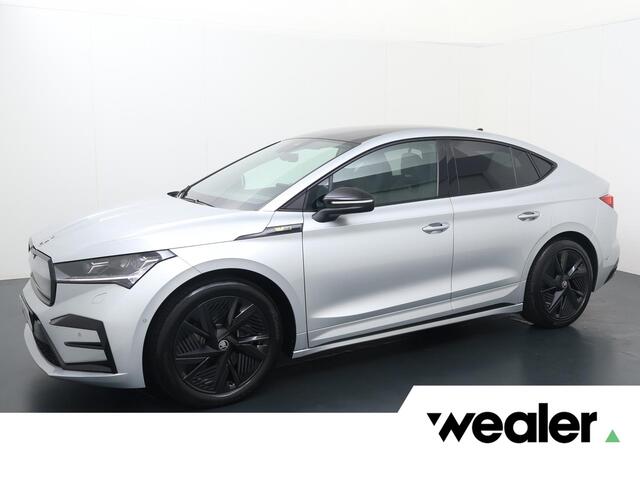 Skoda Enyaq iV Coupé 80 RS | 300 PK | Soh 89% | Trekhaak wegklapbaar | Panoramadak | Canton Sound | 21" LM velgen | Matrix LED koplampen |