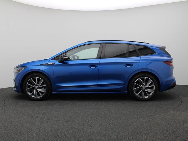 Skoda Enyaq iV 60 Sportline 170PK Aut. SOH 94%, Trekhaak, Virtual Pedal, Keyless, Side Assist, Achteruitrijcamera, Stoel-Stuurverwarming, 20" LM Velgen, Matrix LED-Verlichting