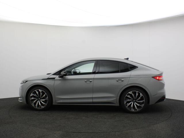 Skoda Enyaq iV Coupé 60 Sportline 204pk Automaat Adaptive cruise control, Achteruitrijcamera, Panoramadak, Navigatie, Stuurwiel verwarmd, Stoelverwarming, LED matrix koplampen, Parkeersensoren