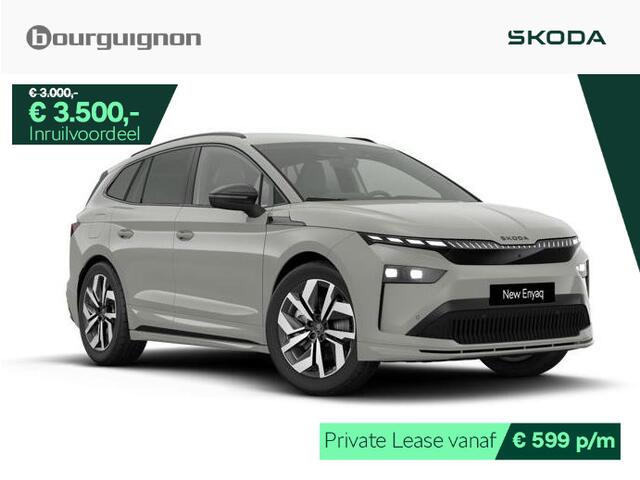 Skoda Enyaq iV Sportline 85 | 286 PK | Trekhaak | Head-up display | 360 camera | Canton audio